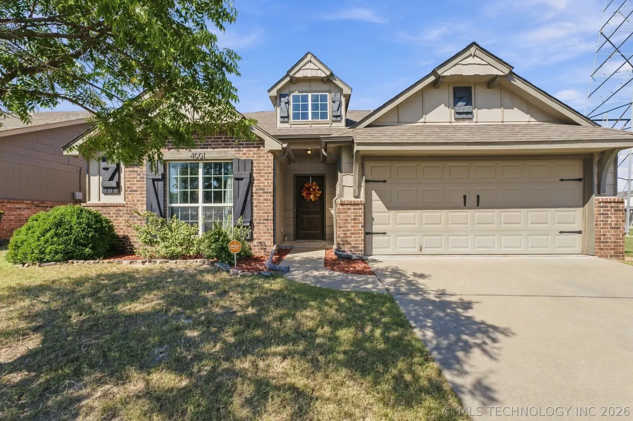 Front exterior — 4001 W 104th Court S, Jenks, OK 74037