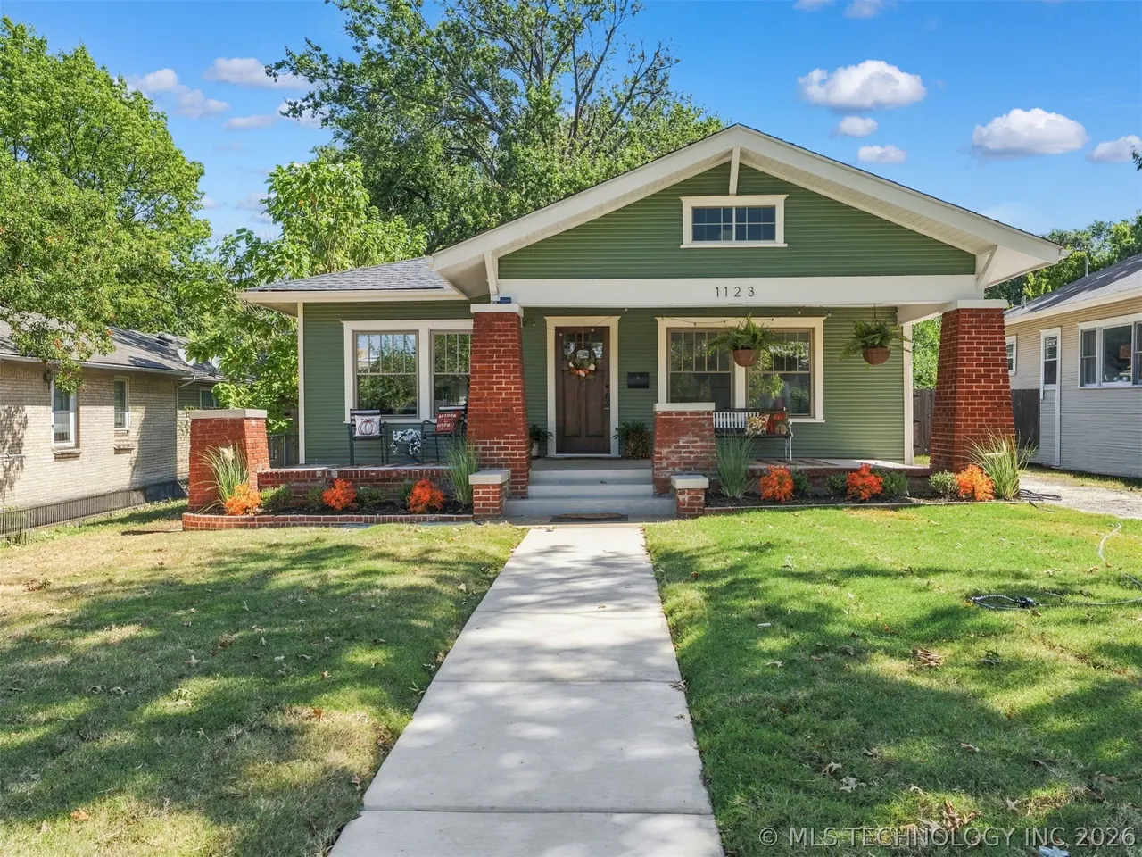 Front exterior — 1123 S Newport Avenue, Tulsa, OK 74120