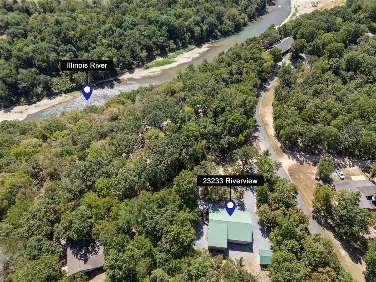 Front exterior — 23233 River View, Kansas, OK 74347