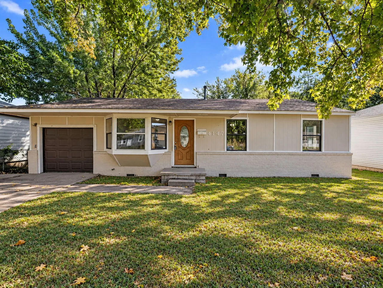 Front exterior — 4147 N Frankfort Avenue, Tulsa, OK 74106