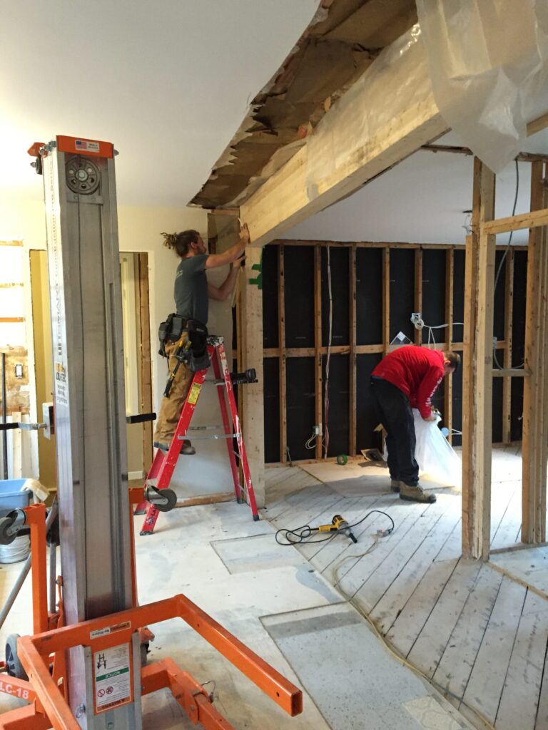 Structural Work & Beam Installation