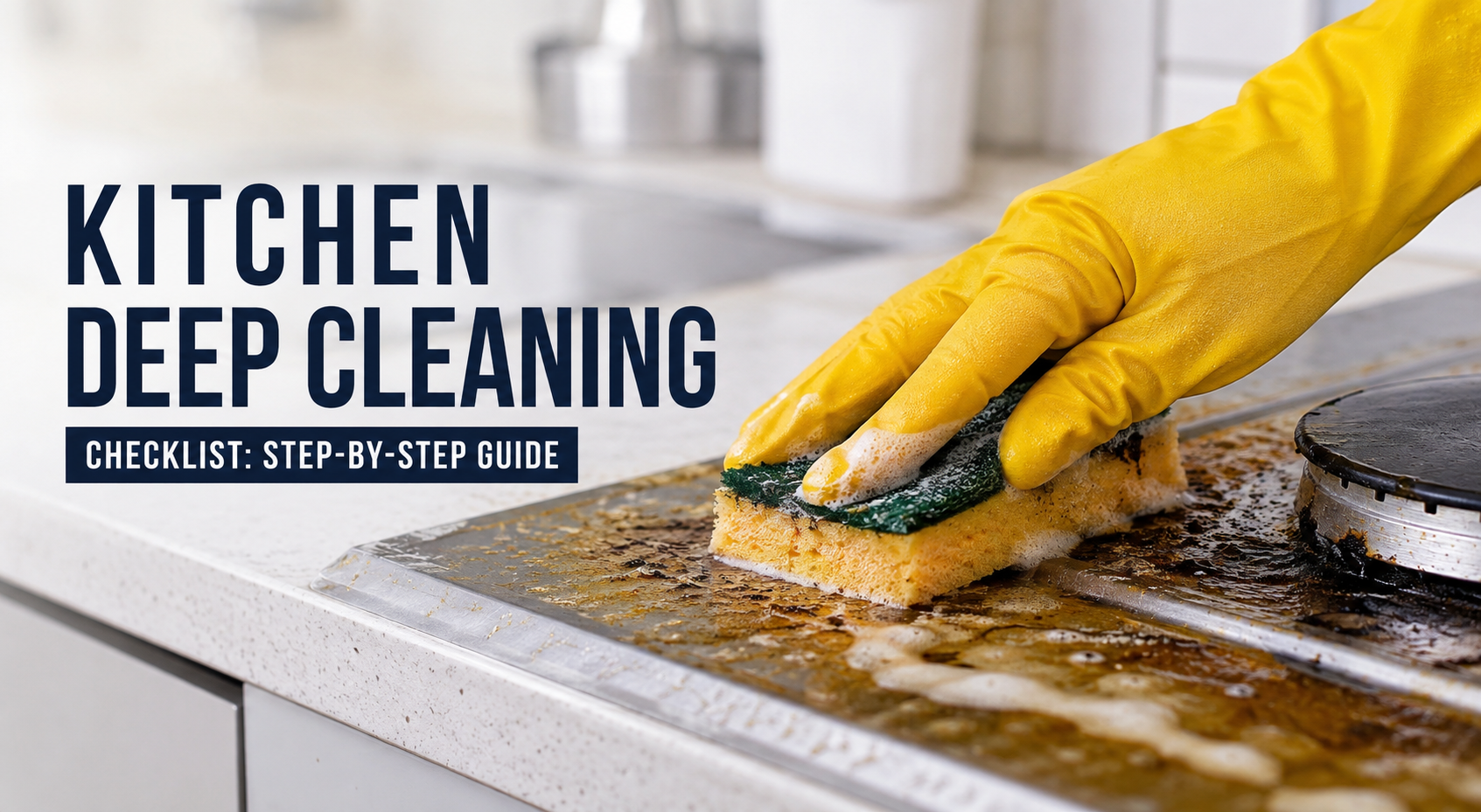 Kitchen Deep Cleaning Checklist: Step-by-Step Guide
