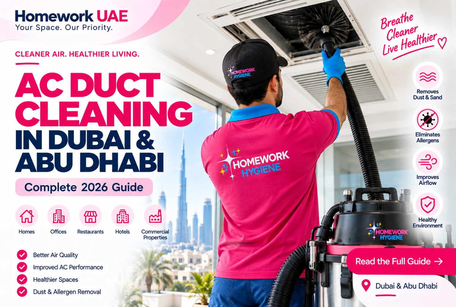AC Duct Cleaning in Dubai & Abu Dhabi: Complete 2026 Guide for Homes and Businesses