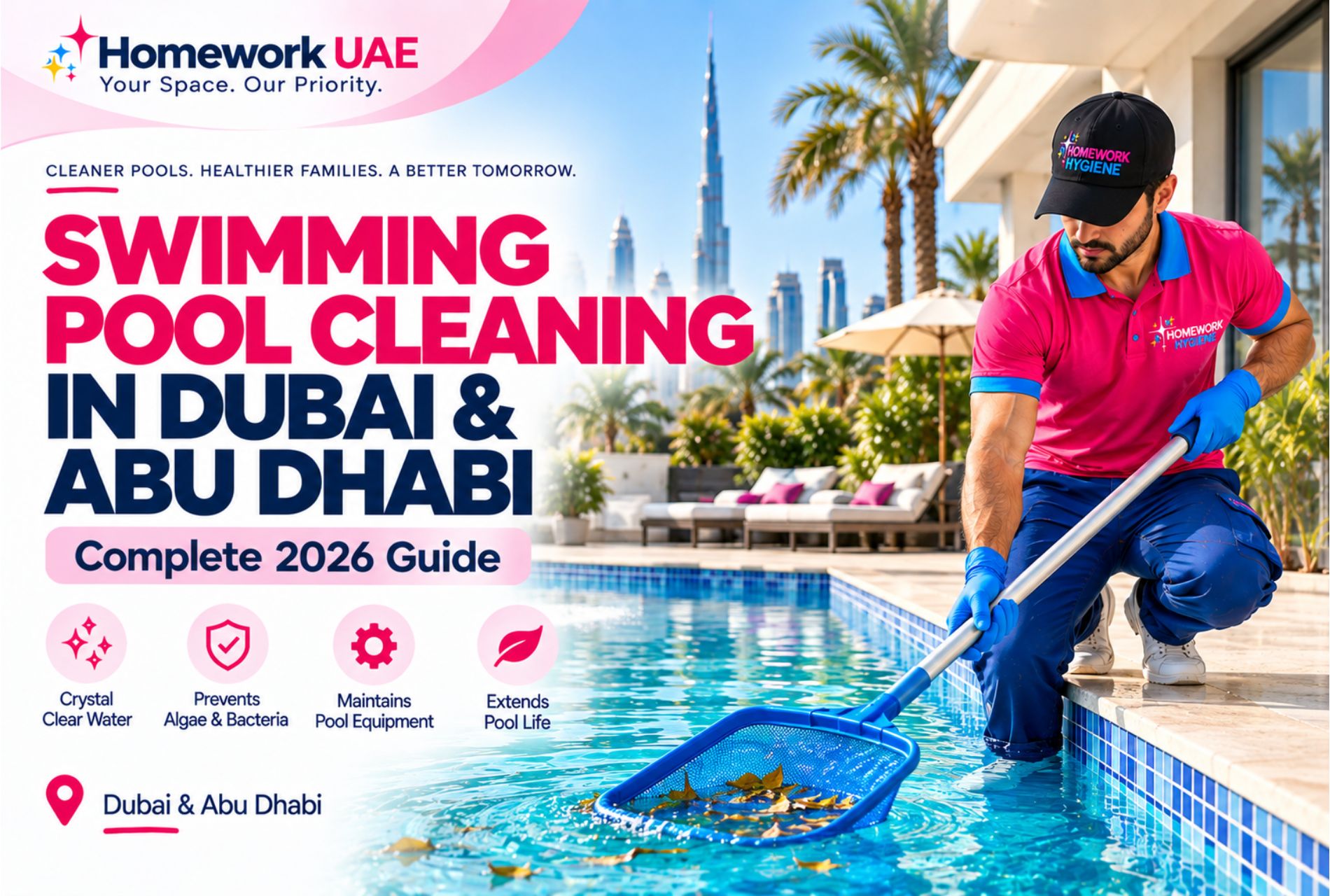 Swimming Pool Cleaning in Dubai & Abu Dhabi: Complete 2026 Maintenance Guide