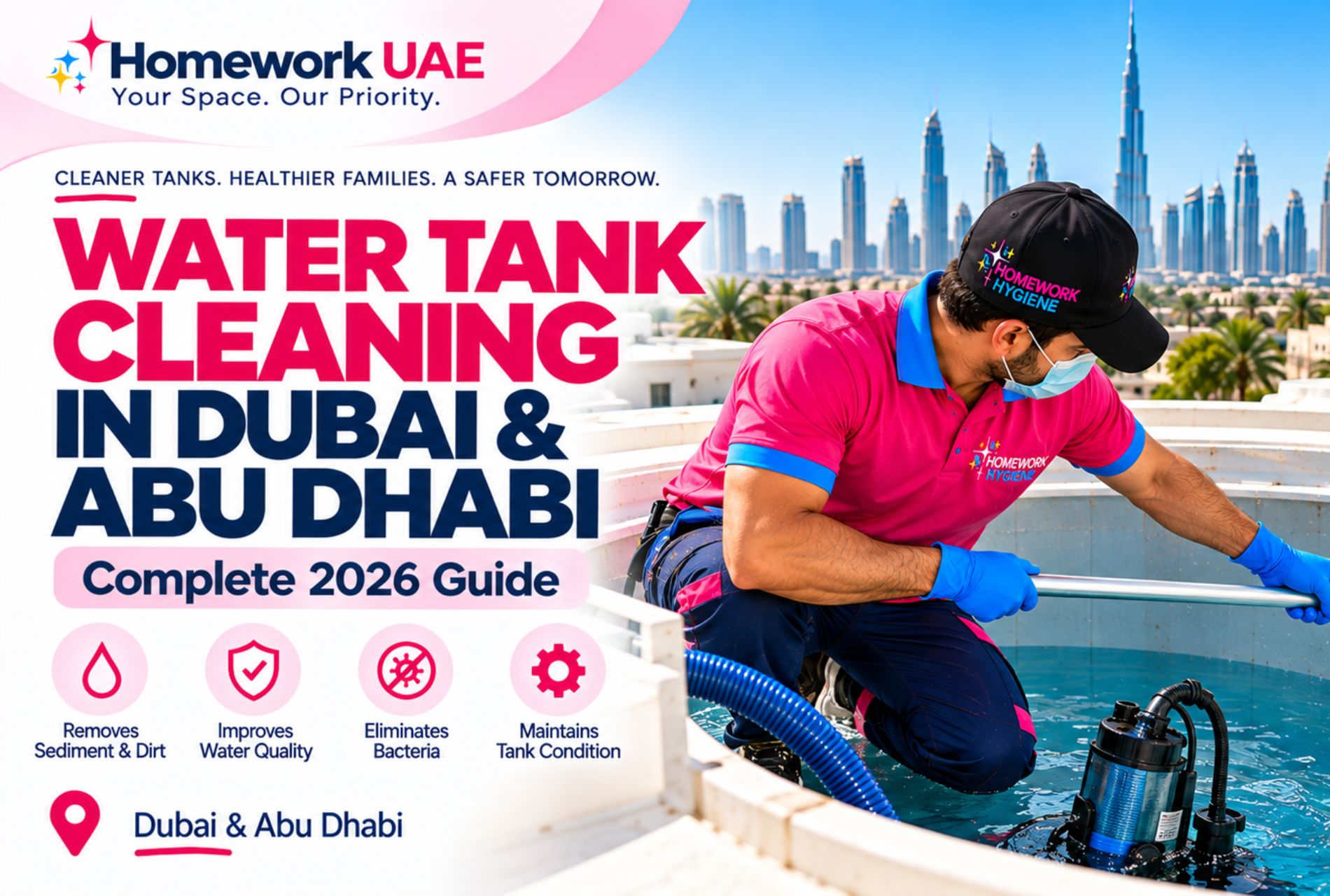 Water Tank Cleaning in Dubai & Abu Dhabi: Complete 2026 Guide for Homes & Businesses