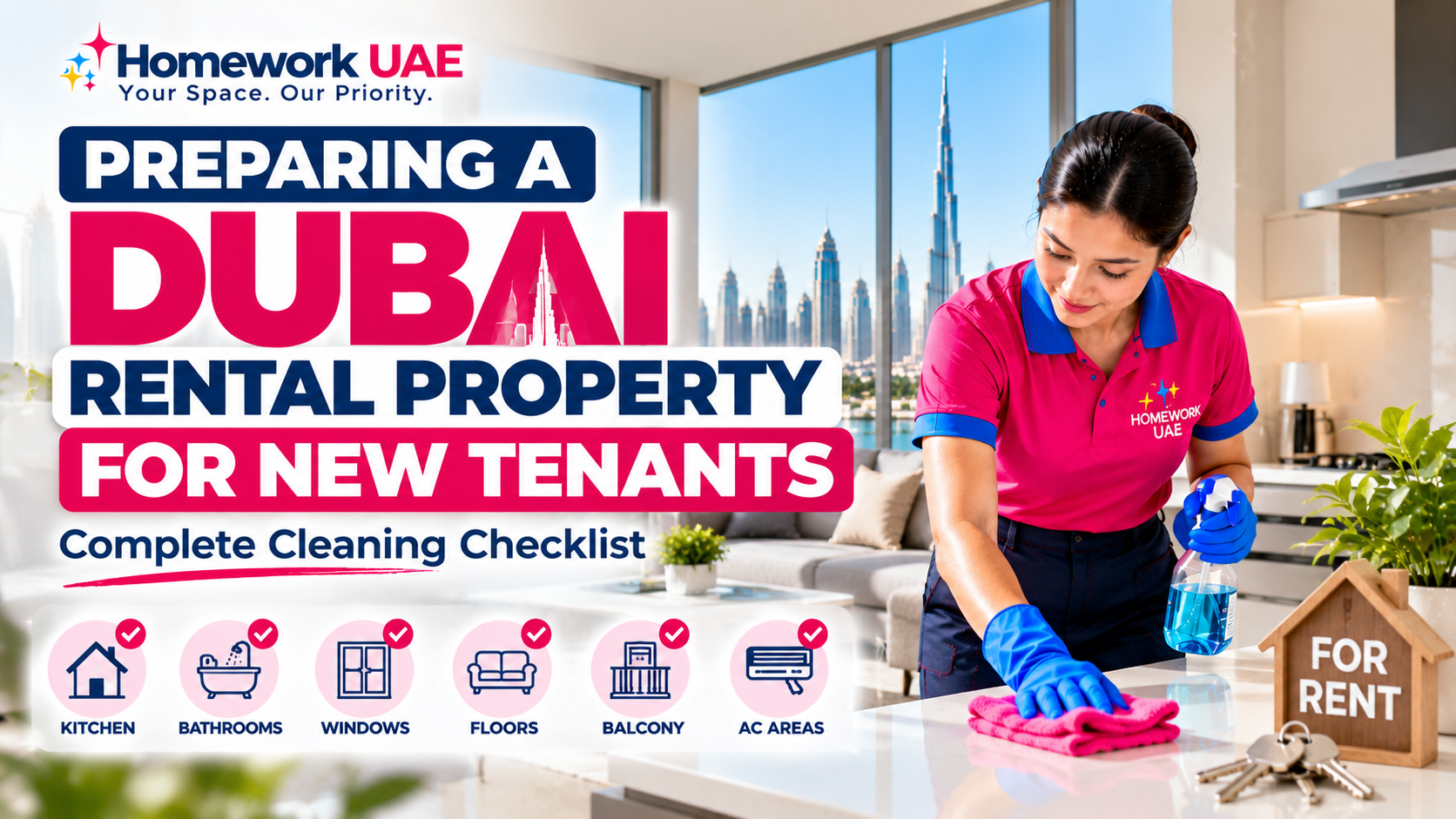 Preparing a Dubai Rental Property for New Tenants: Complete Cleaning Checklist