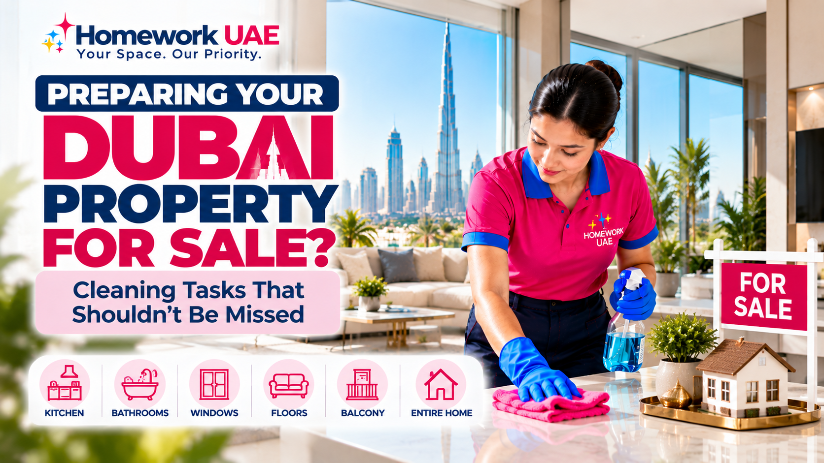 Preparing Your Dubai Property for Sale? Cleaning Tasks That Shouldn't Be Missed