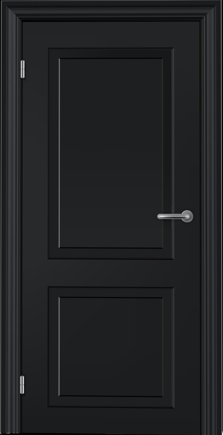 black door 1 — wood