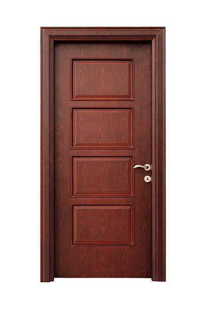 Red Wooden door — wood