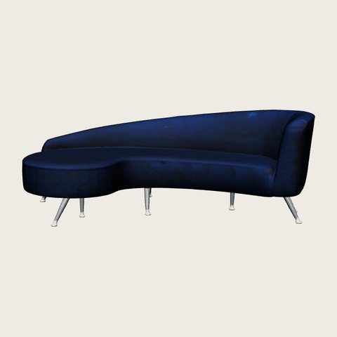 ხავერდის დივანი Glam, FancyWalls, Sofa, Sofa
