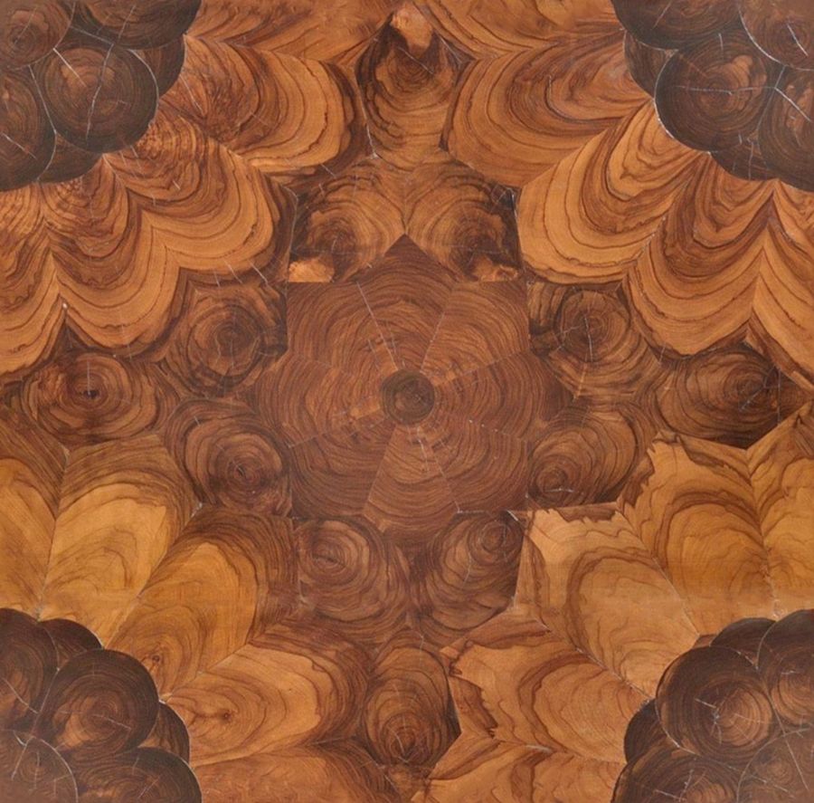 Olive Wood Rosette — wallpaper