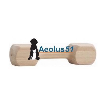 Apporteerblok hout 400 gram