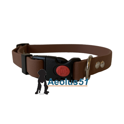 Halsband Biothane choco 45 cm x 16 mm