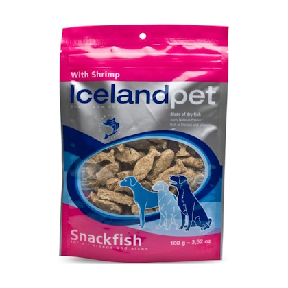 IcelandPet snackfish Garnaal 100 gram