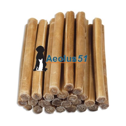 Kauwstaaf rundhuid 25 x 2 cm - 10 stuks