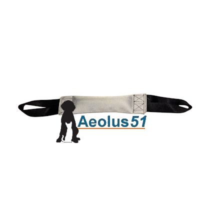 Rol brandslang wit [extra strong] 30 x 7 cm  2 handvaten