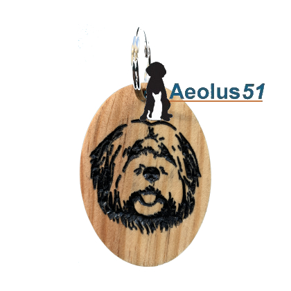 Sleutelhanger Bearded Collie