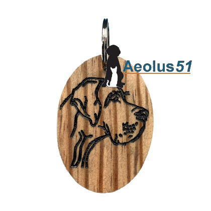 Sleutelhanger Duitse Dog