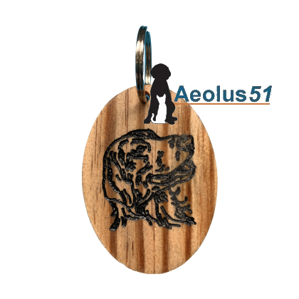 Sleutelhanger Flatcoated Retriever