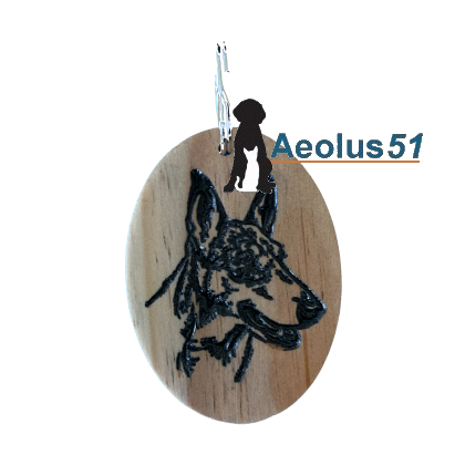 Sleutelhanger Schotse Collie korthaar