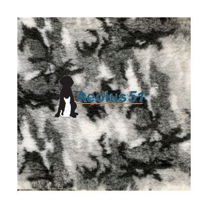 Vetbed 3-kleur 100 x 75 cm grijs city camouflage