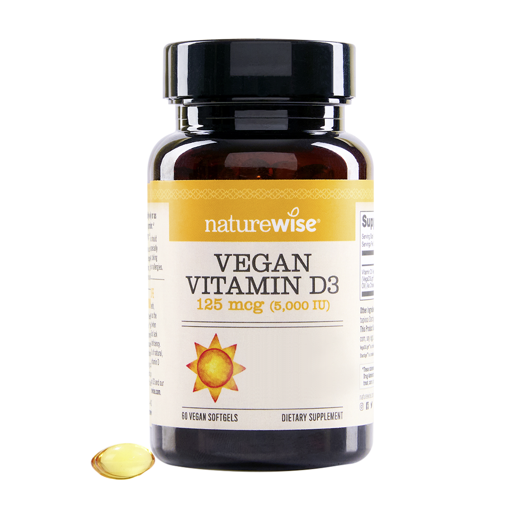 NatureWise Vegansk Vitamin D3 5000 IU