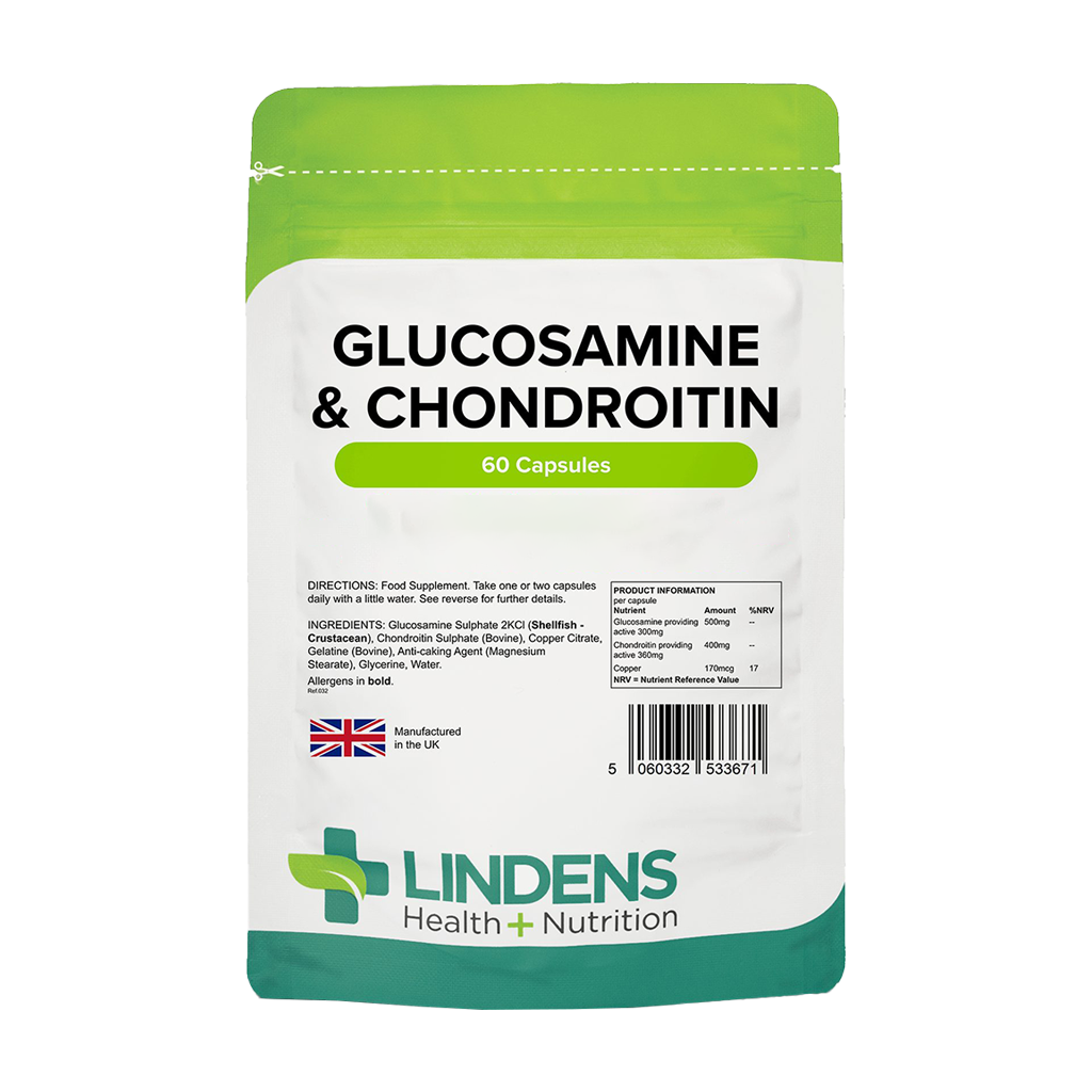 Lindens Glucosamin & Chondroitin (60 kapslar)