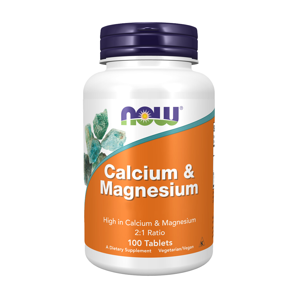 Calcium og magnesium (100 tabletter)