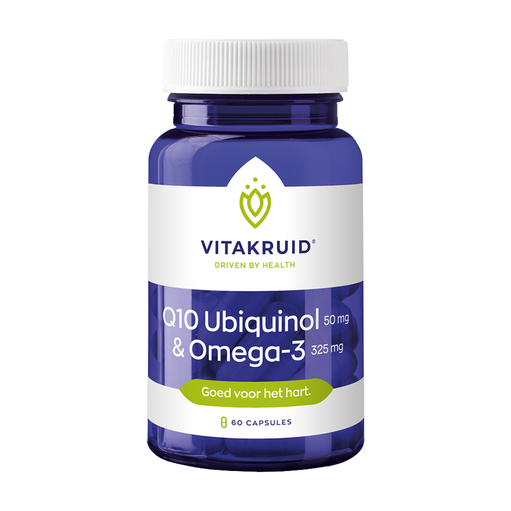 Vitakruid Q10 Ubiquinol 50 mg & Omega-3 325 mg (60 kapslar)