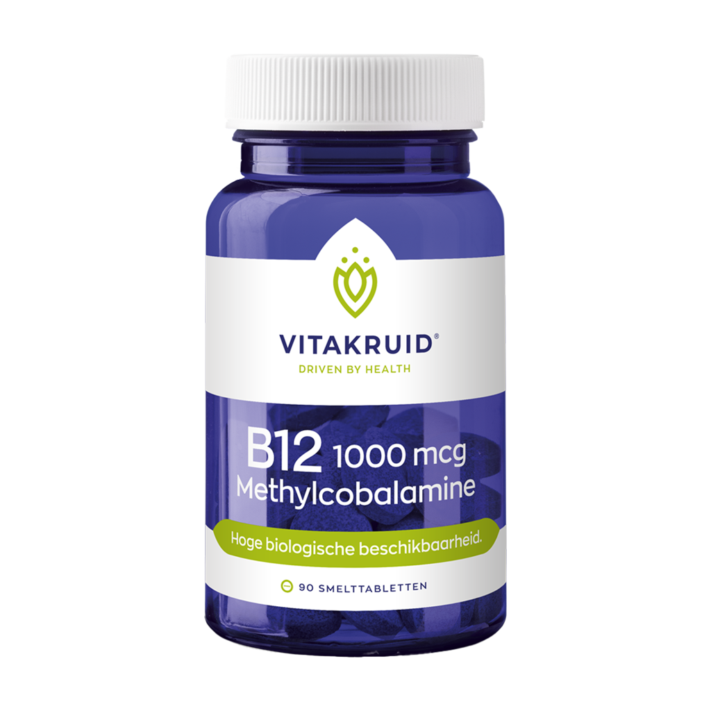 Vitakruid B12 1000 mcg Methylcobalamin smältande tabletter
