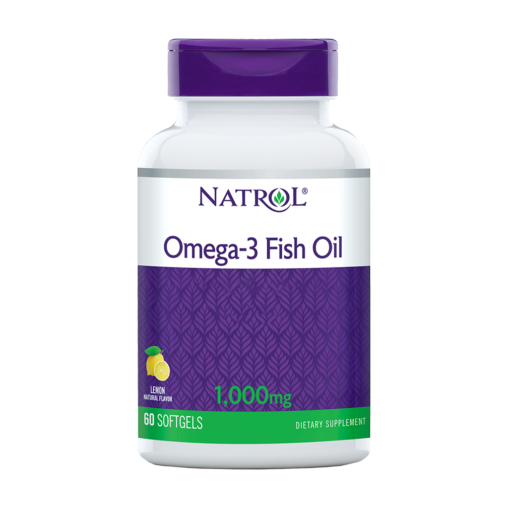 Natrol Omega-3 fiskolja 1 000 mg (60 softgels)