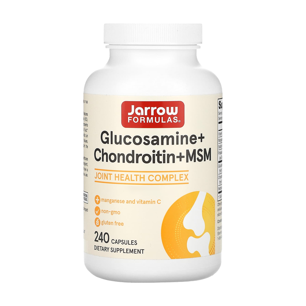 Jarrow Formulas Glukosamin + kondroitin + MSM kapslar