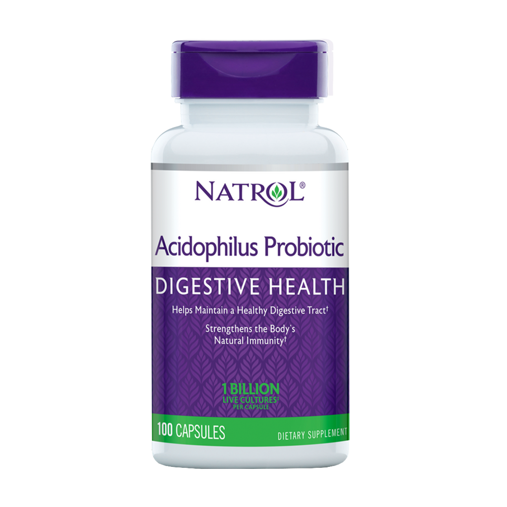 Natrol Acidophilus Probiotic 100 mg kapslar