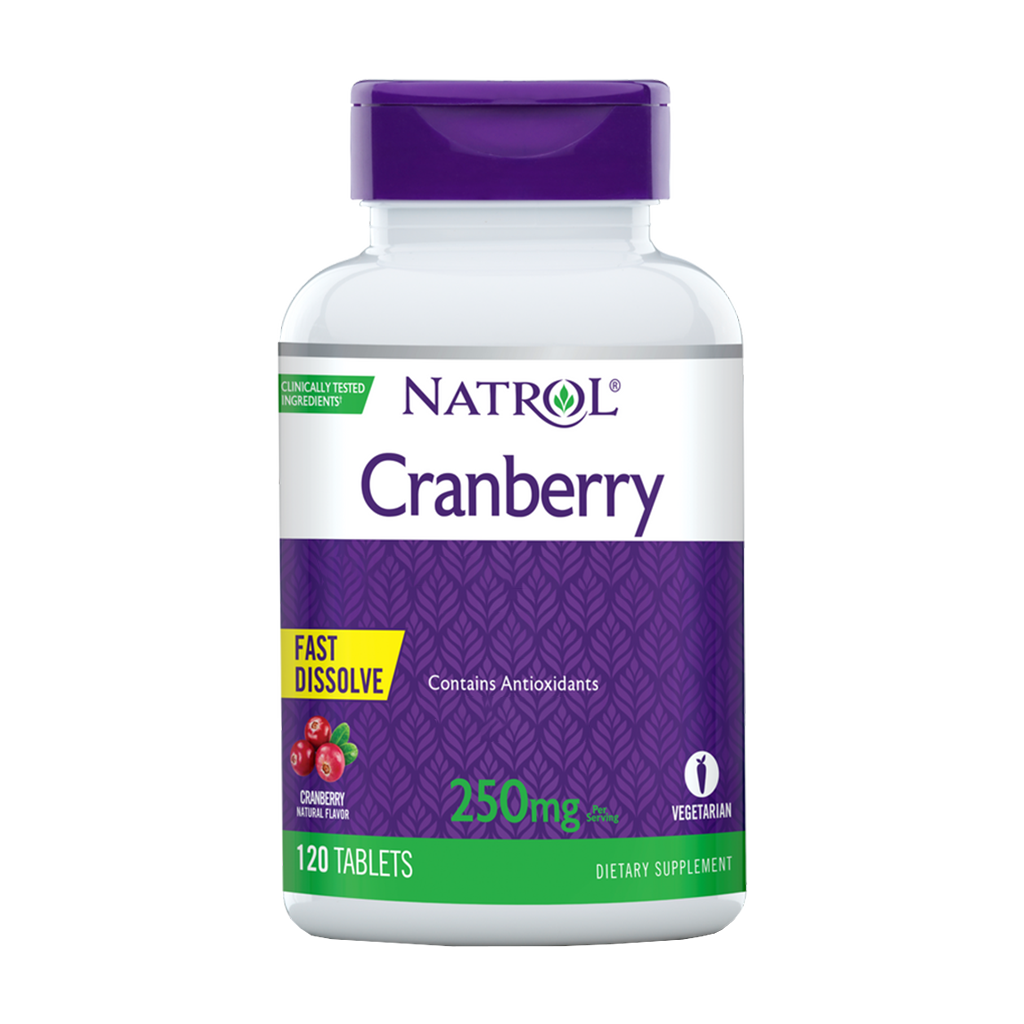 Natrol Tranbär Fast Dissolve 250 mg (120 tabletter)