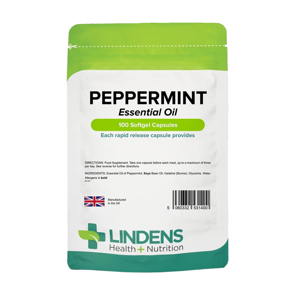 Lindens Pepparmyntolja 50mg (100 kapslar)