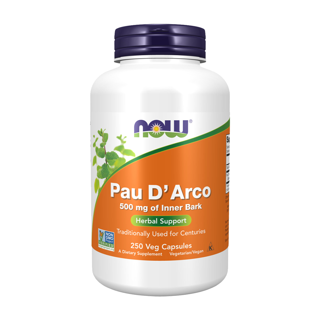 NOW Foods Pau D'Arco 500 mg kapslar