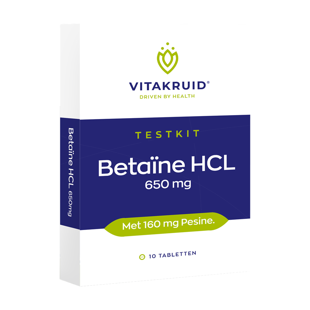 Vitakruid Betain HCL Testkit (10 tabletter)