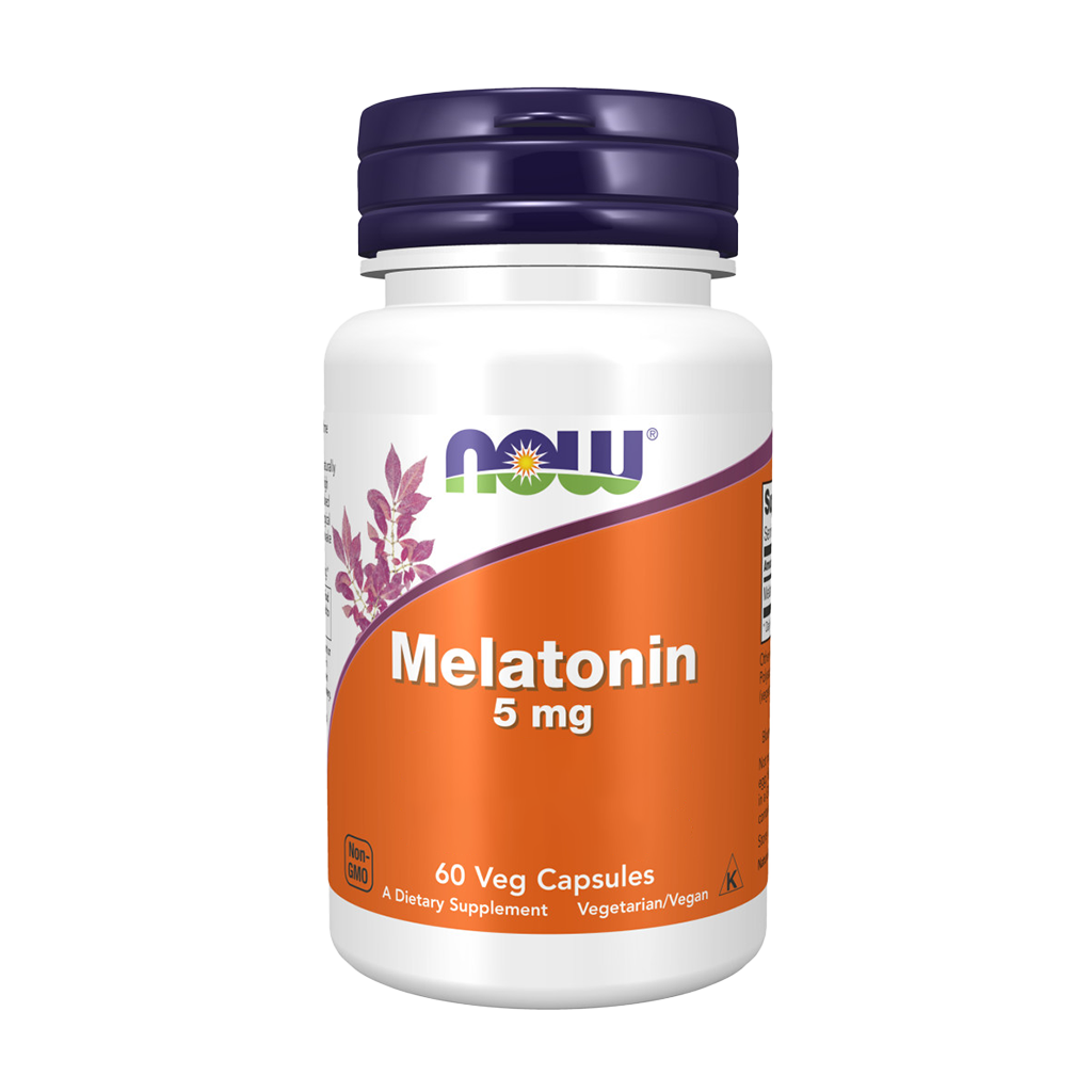 NOW Foods Melatonin 5 mg (60 kapslar)