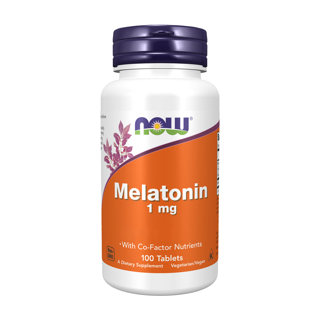 NOW Foods Melatonin 1 mg (100 tabletter)