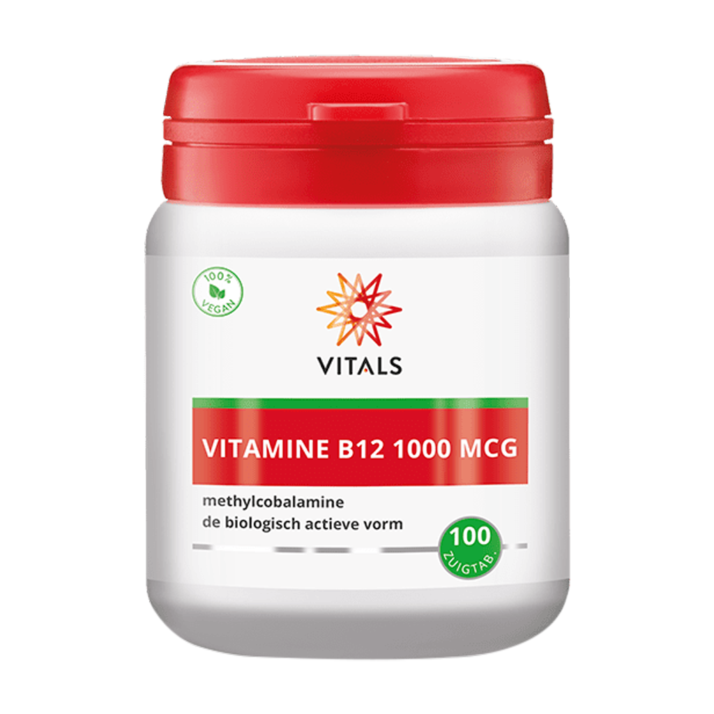 Vitals Vitamin B12 1000 mcg (methylcobalamine) (100 sugtabletter)