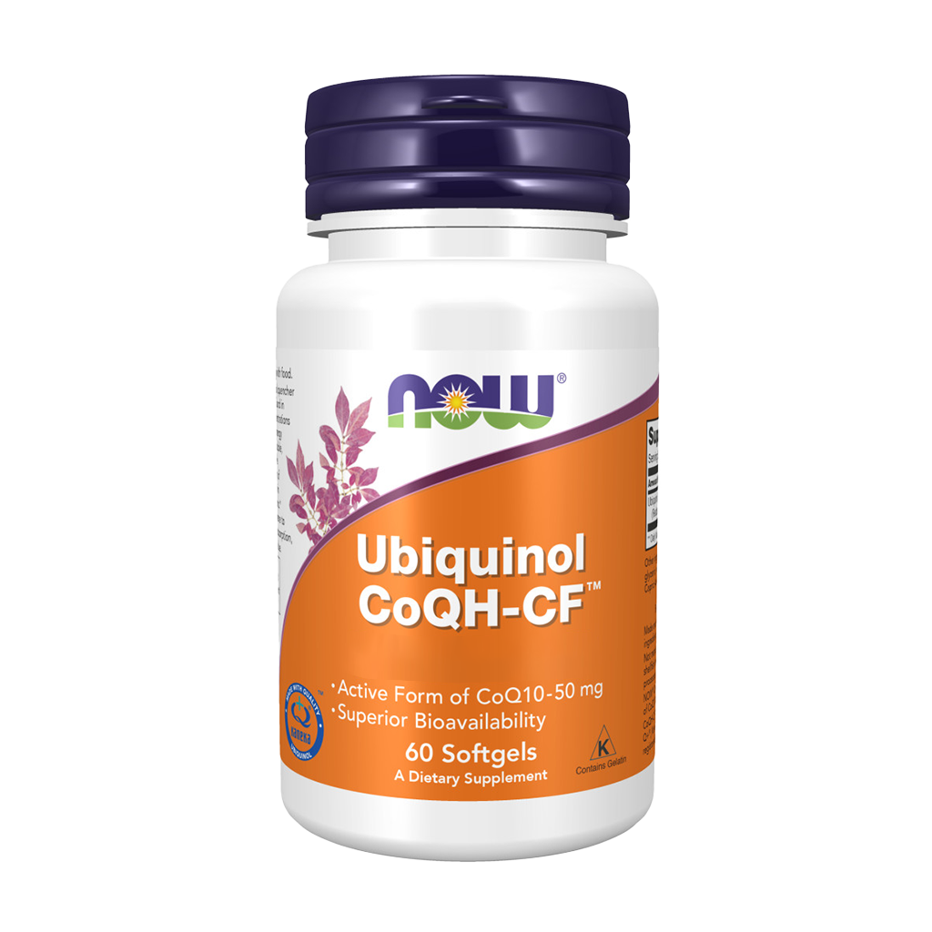 NOW Foods Ubiquinol CoQH-CF (60 mjukkapslar)