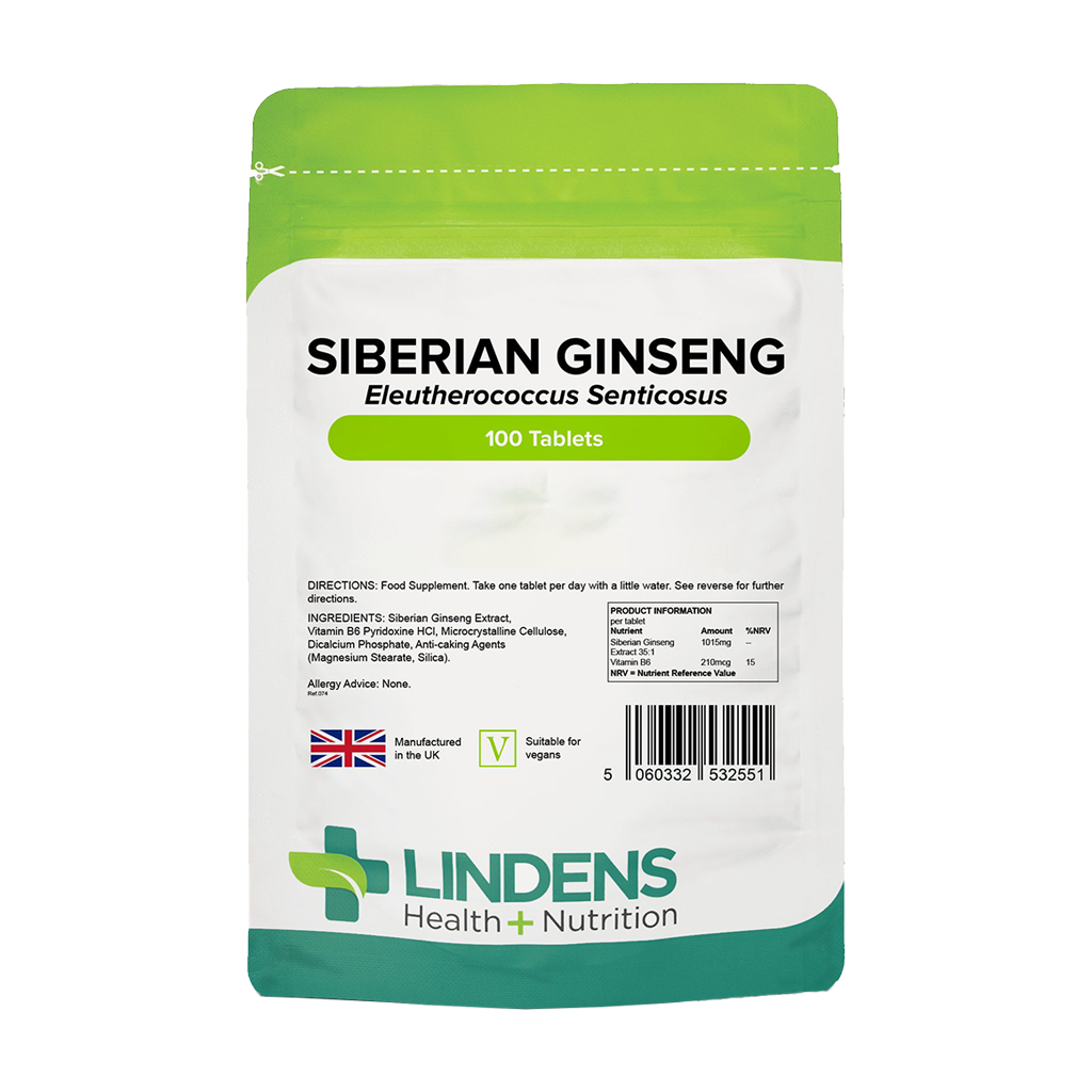 Lindens Sibirisk Ginseng 1000 mg (100 tabletter)