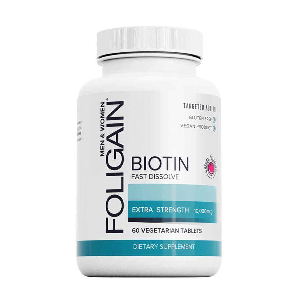 FOLIGAIN Biotin Tillskott 10.000 mcg (60 tabletter)