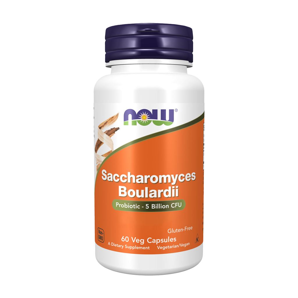 NOW Foods Saccharomyces Boulardii (60 kapslar)