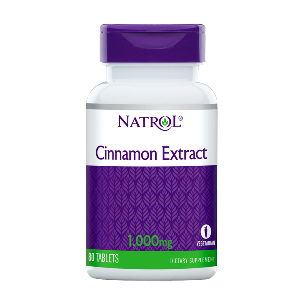 Natrol Kanelextrakt 1.000 mg (80 tabletter)