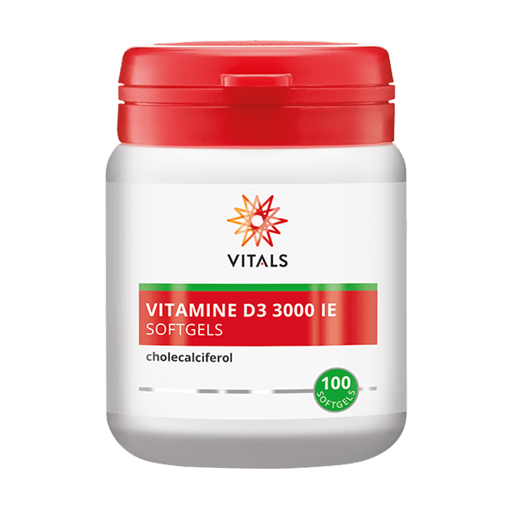 Vitals Vitaminer D3 3000 IE (100 softgels)