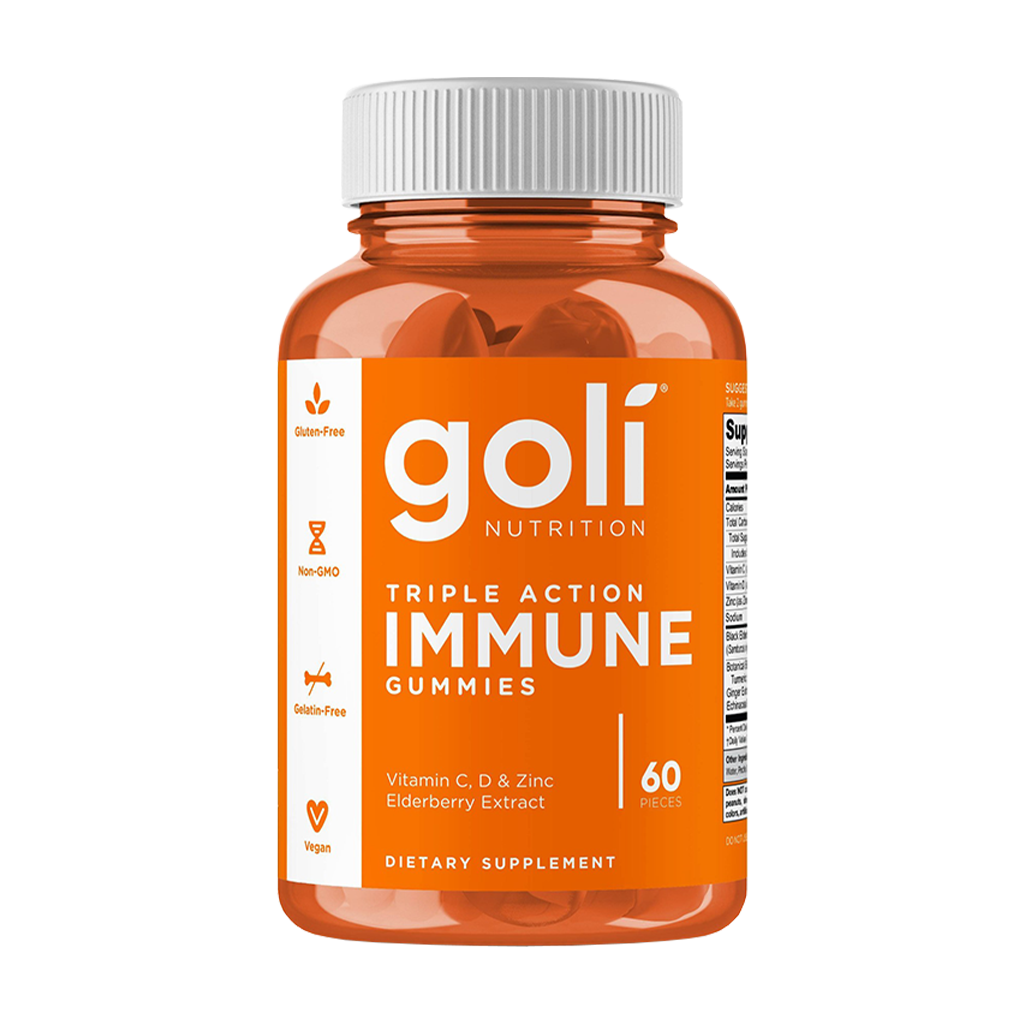 Goli Nutrition Triple Action Immun Gummies (60 gummibjörnar)