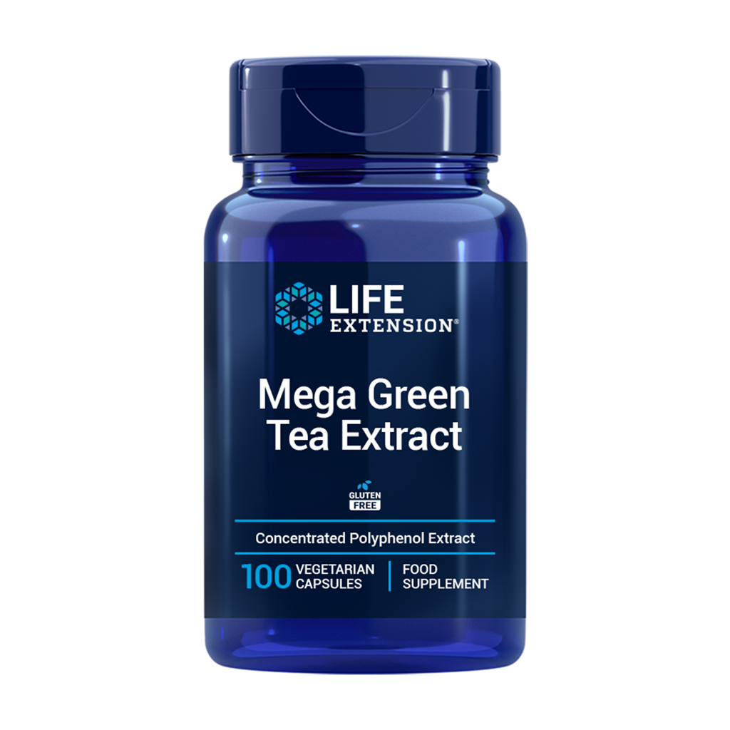 Mega grøn te-ekstrakt (100 kapsler)