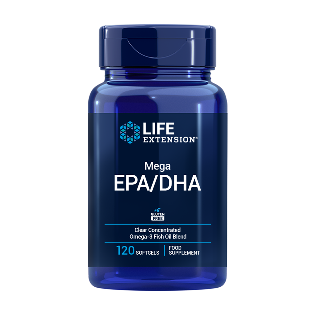 Life Extension Mega EPA/DHA (120 mjukkapslar)