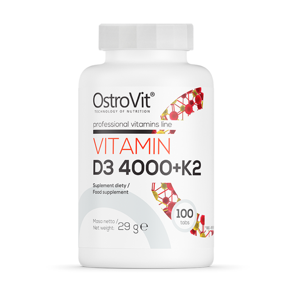OstroVit Vitamin D3 4000 + K2 (100 tabletter)